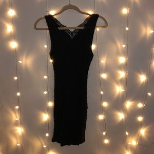 skinny strap lacy dress